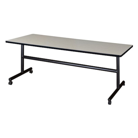 Kobe Rectangle FlipTop Table, 72" W, 29" H, Laminate Top, Maple MKFT7230PL